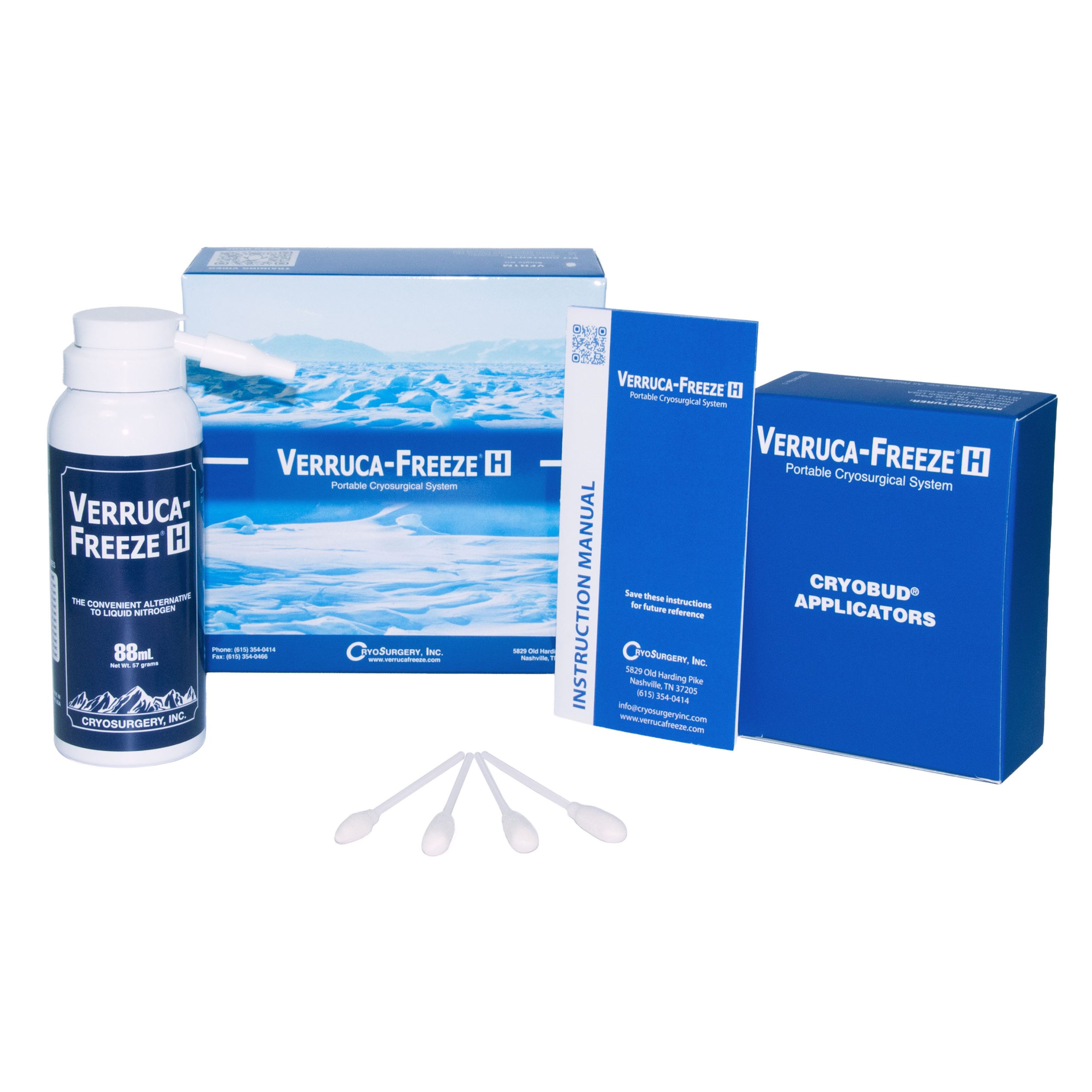 Single Kit With Mixed Applicators | CryoSurgery